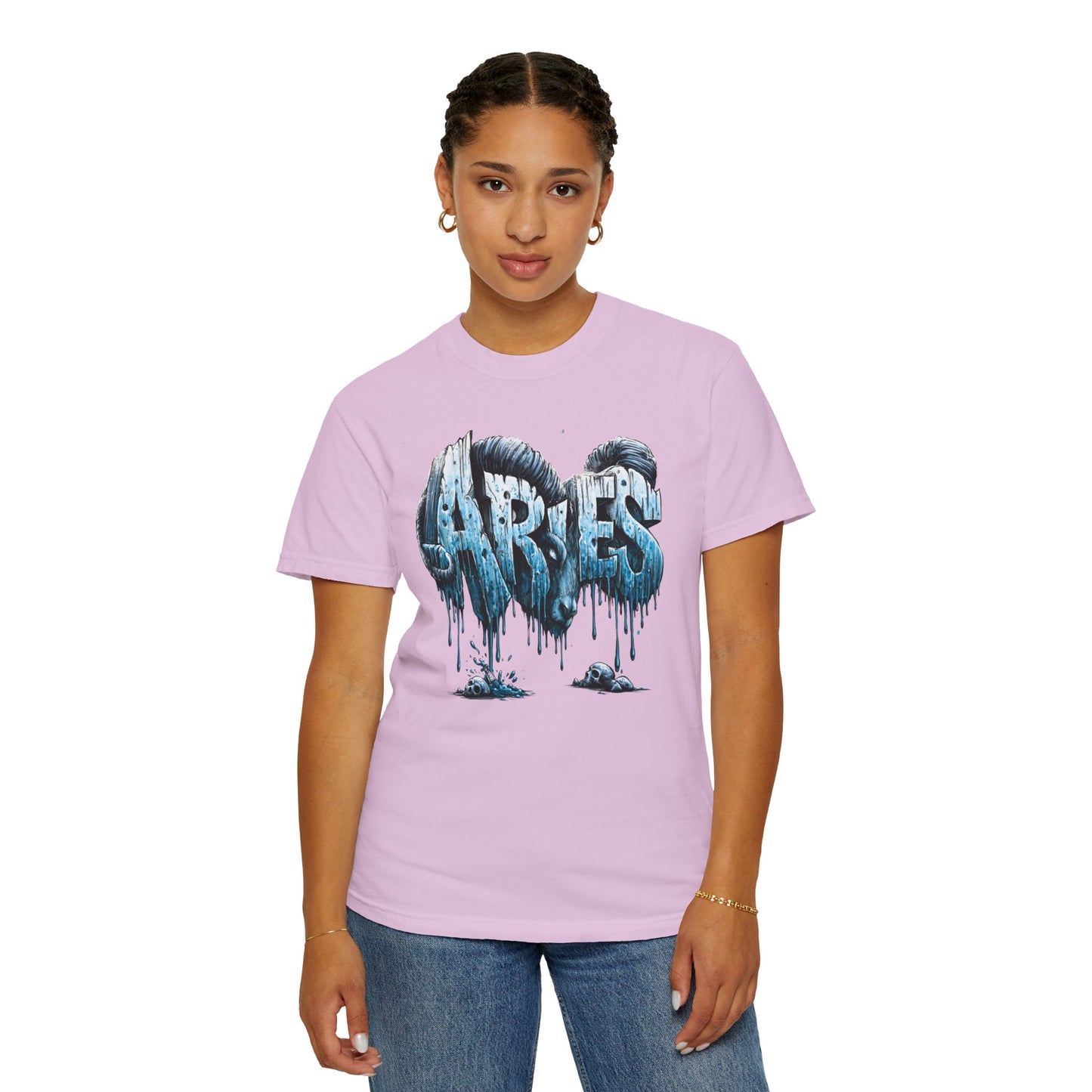 Aries Zodiac Tee — Ice Drip Astrology Graphic T-Shirt