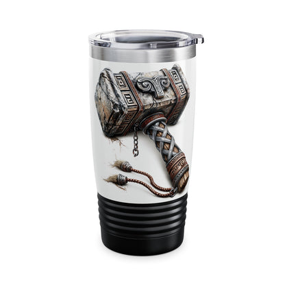 Viking Warrior 20oz Tumbler – Norse Hammer Insulated Travel Cup