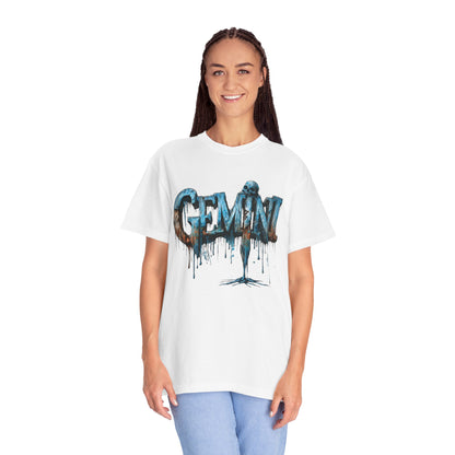 Gemini Zodiac Graphic T-Shirt — Frost Drop Tee