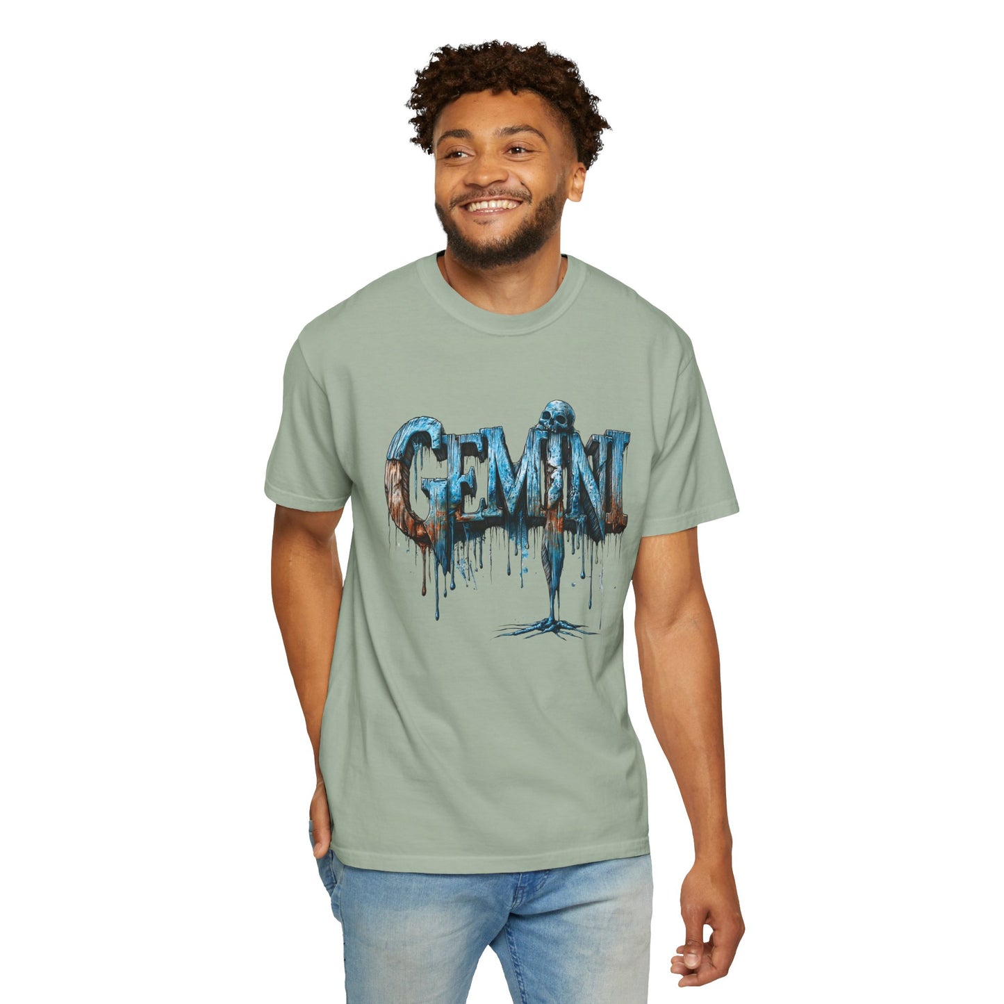 Gemini Zodiac Graphic T-Shirt — Frost Drop Tee