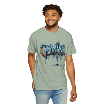 Gemini Zodiac Graphic T-Shirt — Frost Drop Tee