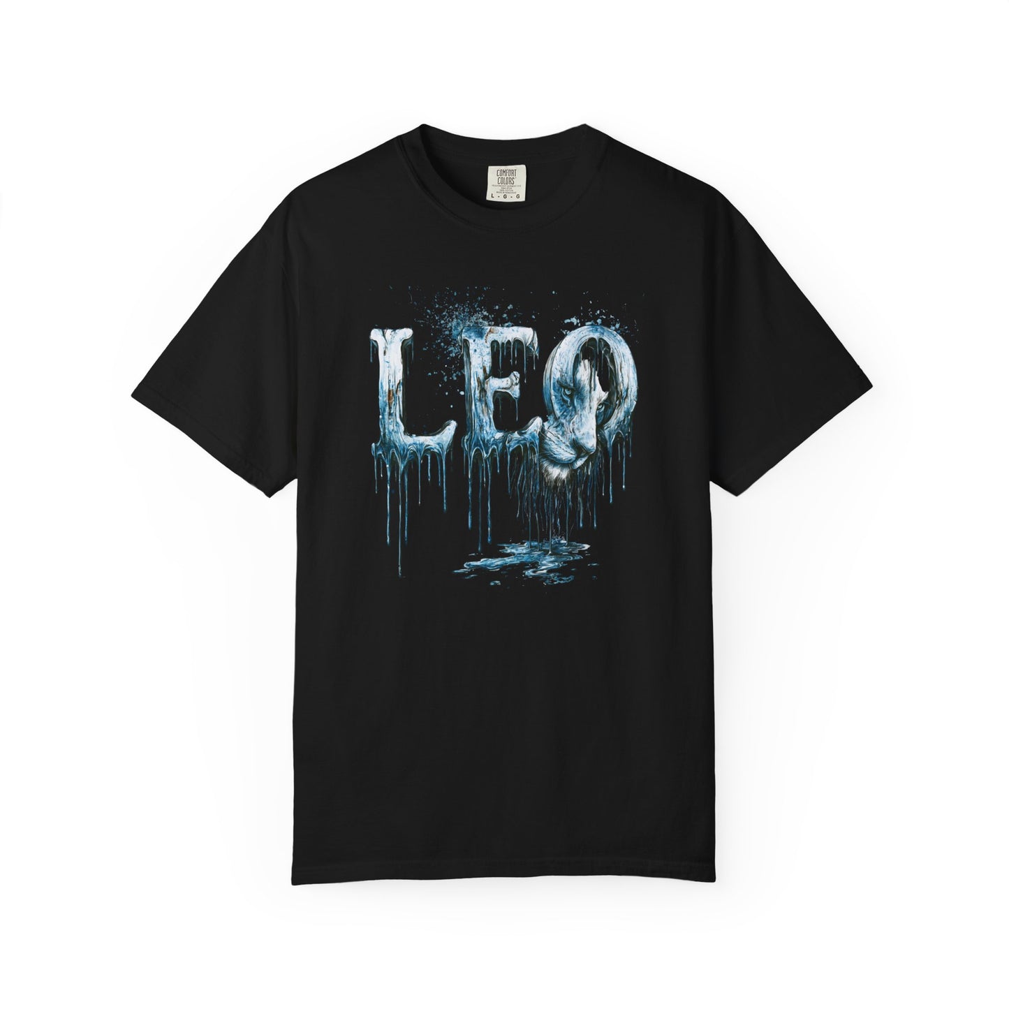 Leo Graphic T-Shirt — Frost Drop Zodiac Tee