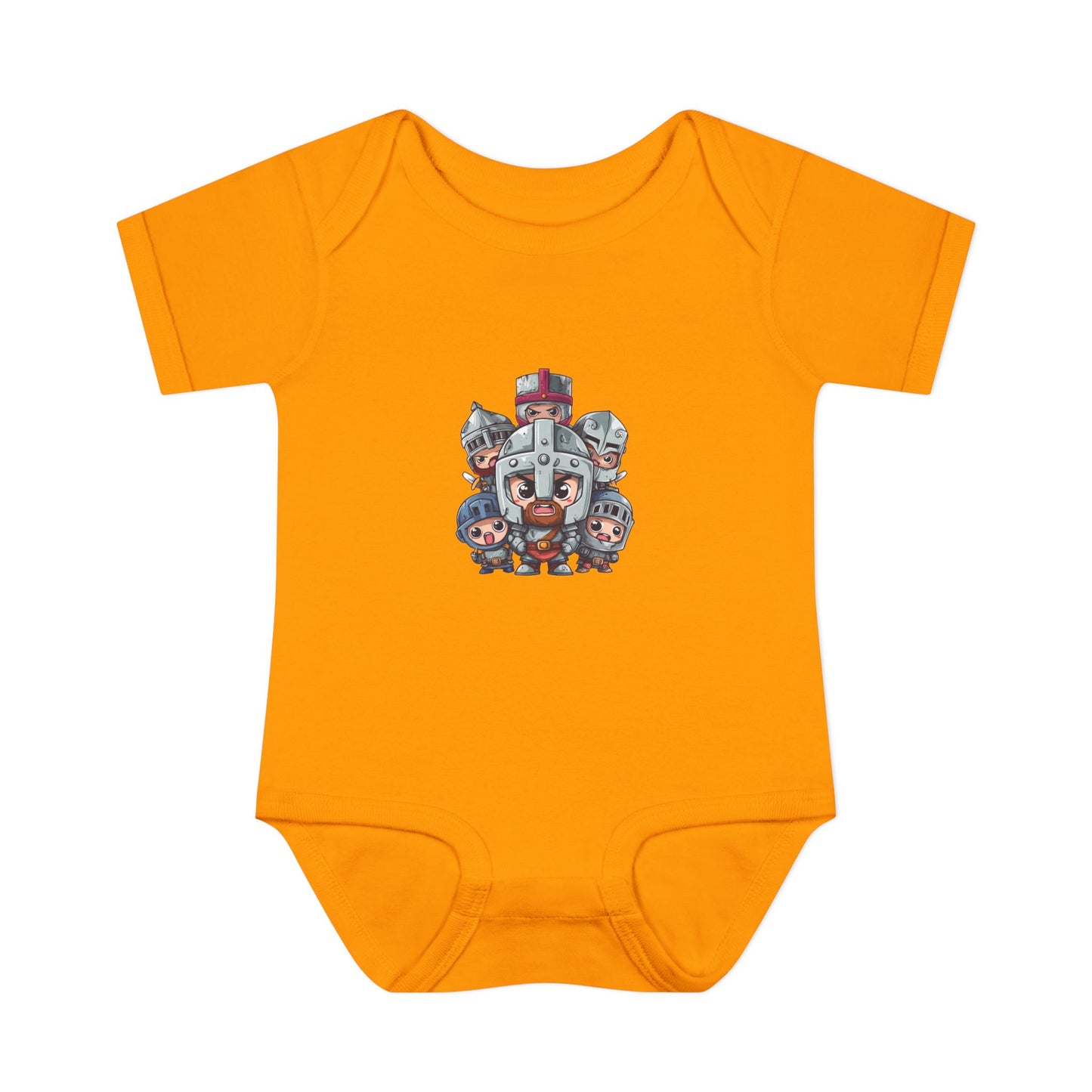 Baby Bodysuit — Cute Cartoon Viking Family Graphic