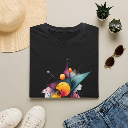 Abstract Geometric Planet Art T-Shirt