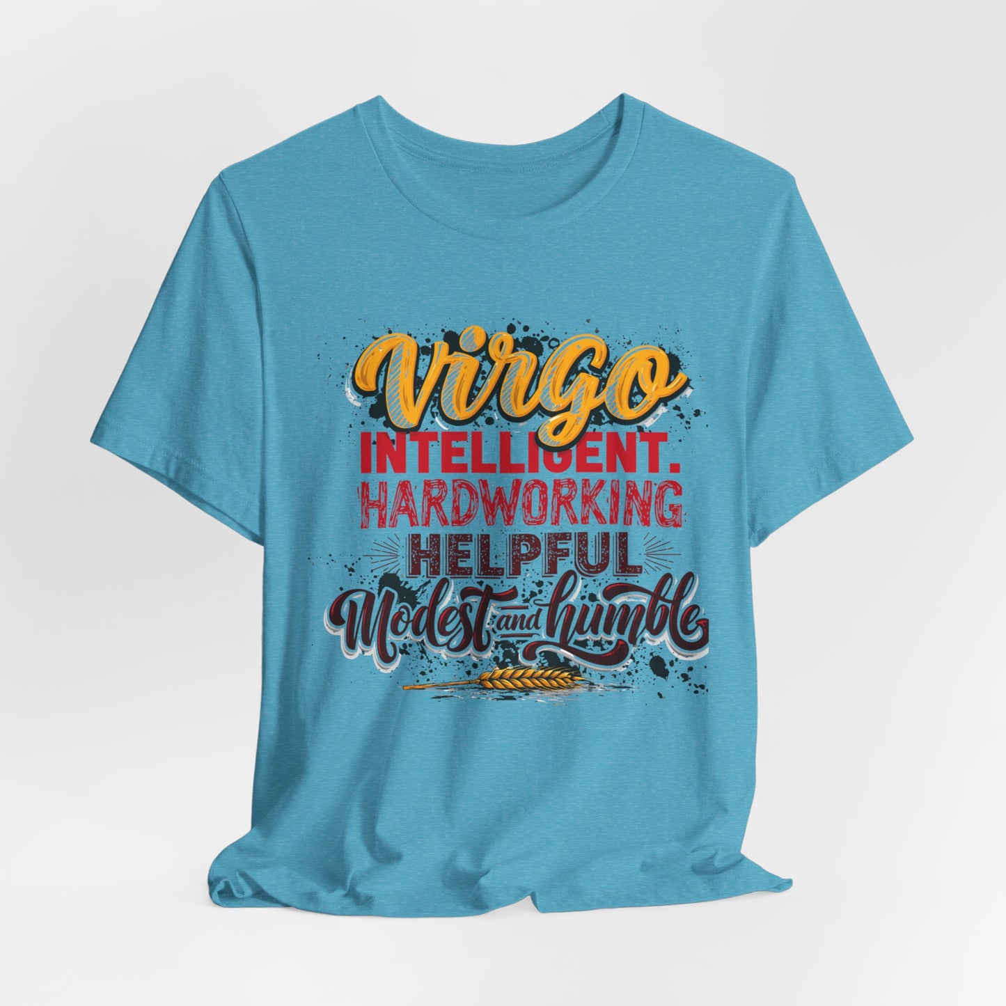 Virgo T‑Shirt for Her — "Intelligent, Hardworking, Helpful, Modest & Humble" Zodiac Tee