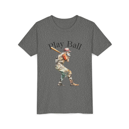 Youth Baseball Tee — 'Play Ball' Graphic T‑Shirt