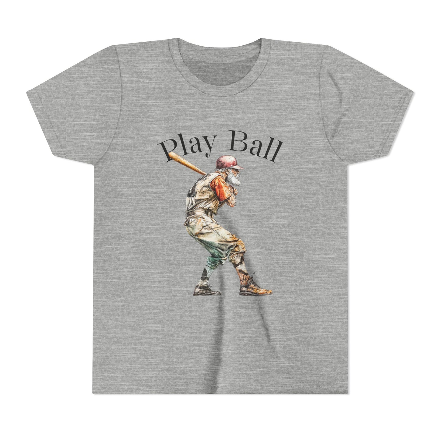 Youth Baseball Tee — 'Play Ball' Graphic T‑Shirt