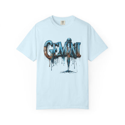 Gemini Zodiac Graphic T-Shirt — Frost Drop Tee