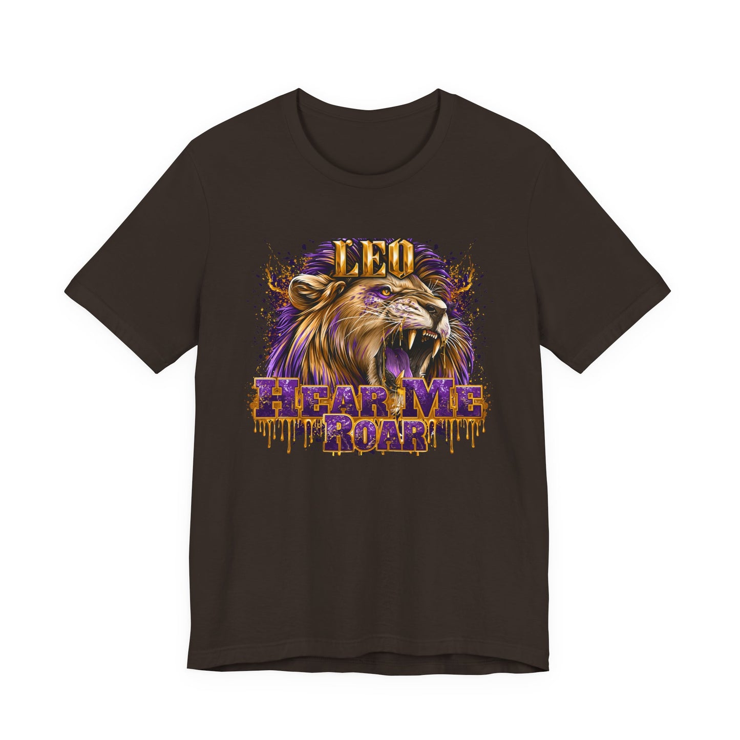 Leo-Hear Me Roar-Zodiac Unisex Jersey Short Sleeve Tee