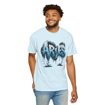 Aries Zodiac Tee — Ice Drip Astrology Graphic T-Shirt