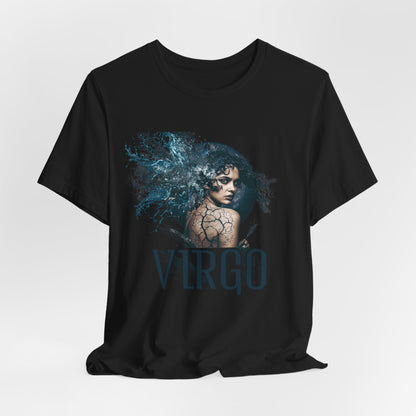 Virgo Ice Zodiac T‑Shirt for Her — Mystic Virgo Astrology Tee