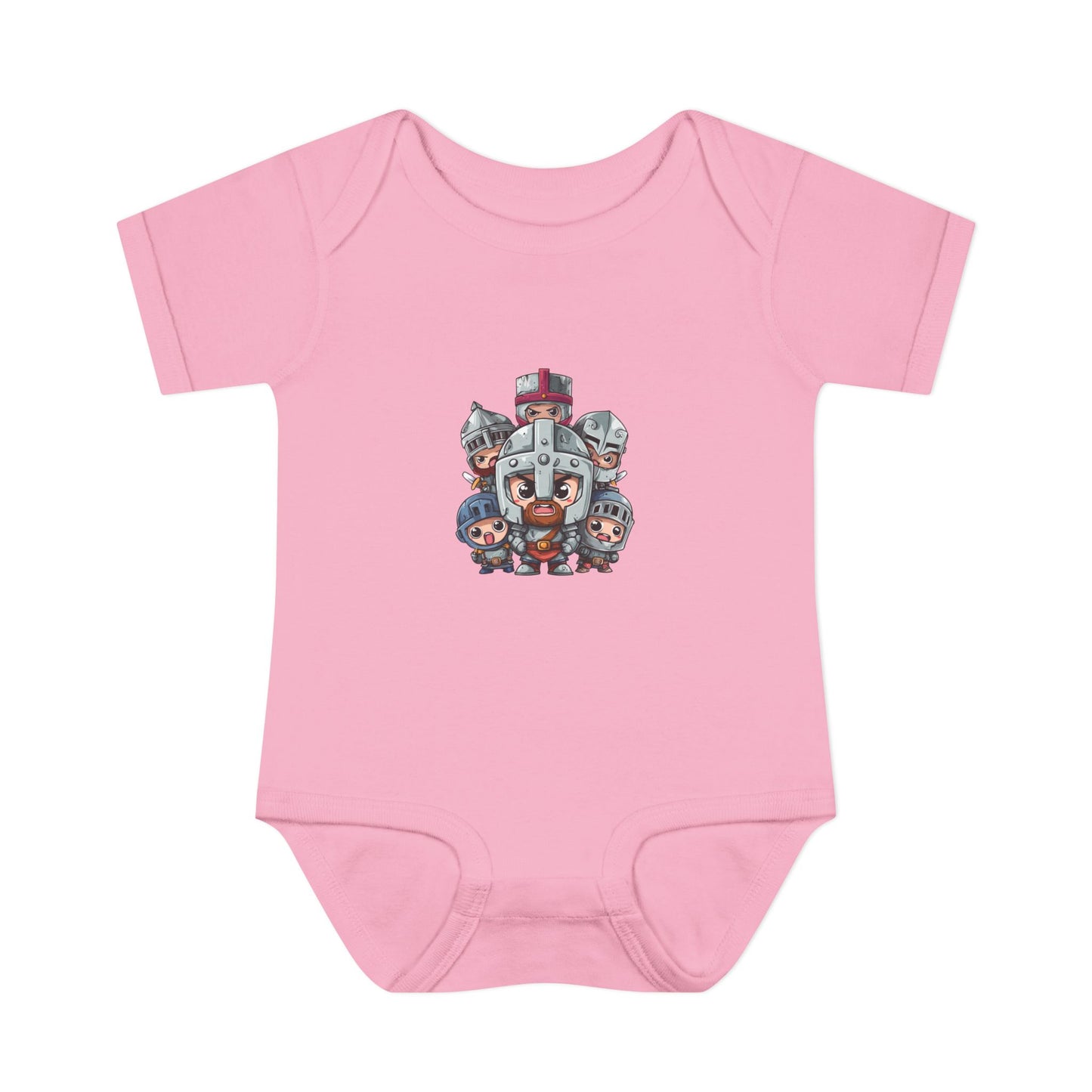 Baby Bodysuit — Cute Cartoon Viking Family Graphic