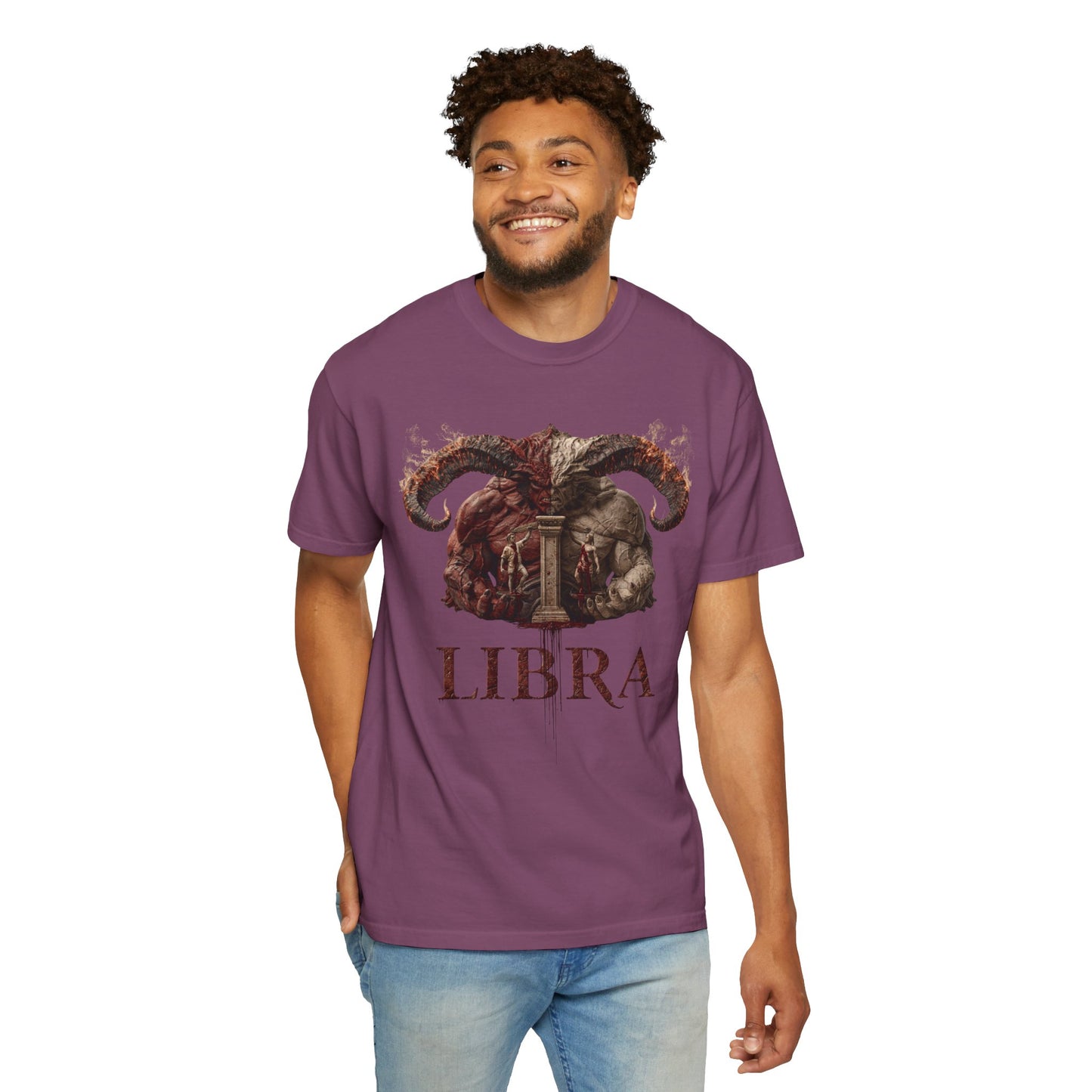 Scales of Libra-Unisex Garment-Dyed T-shirt