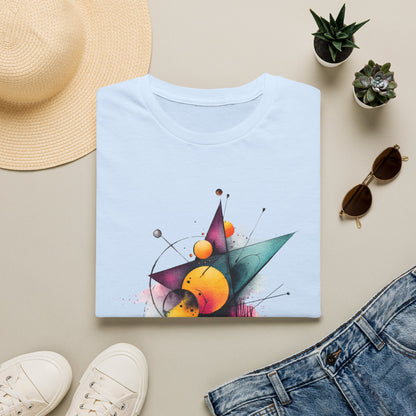 Abstract Geometric Planet Art T-Shirt