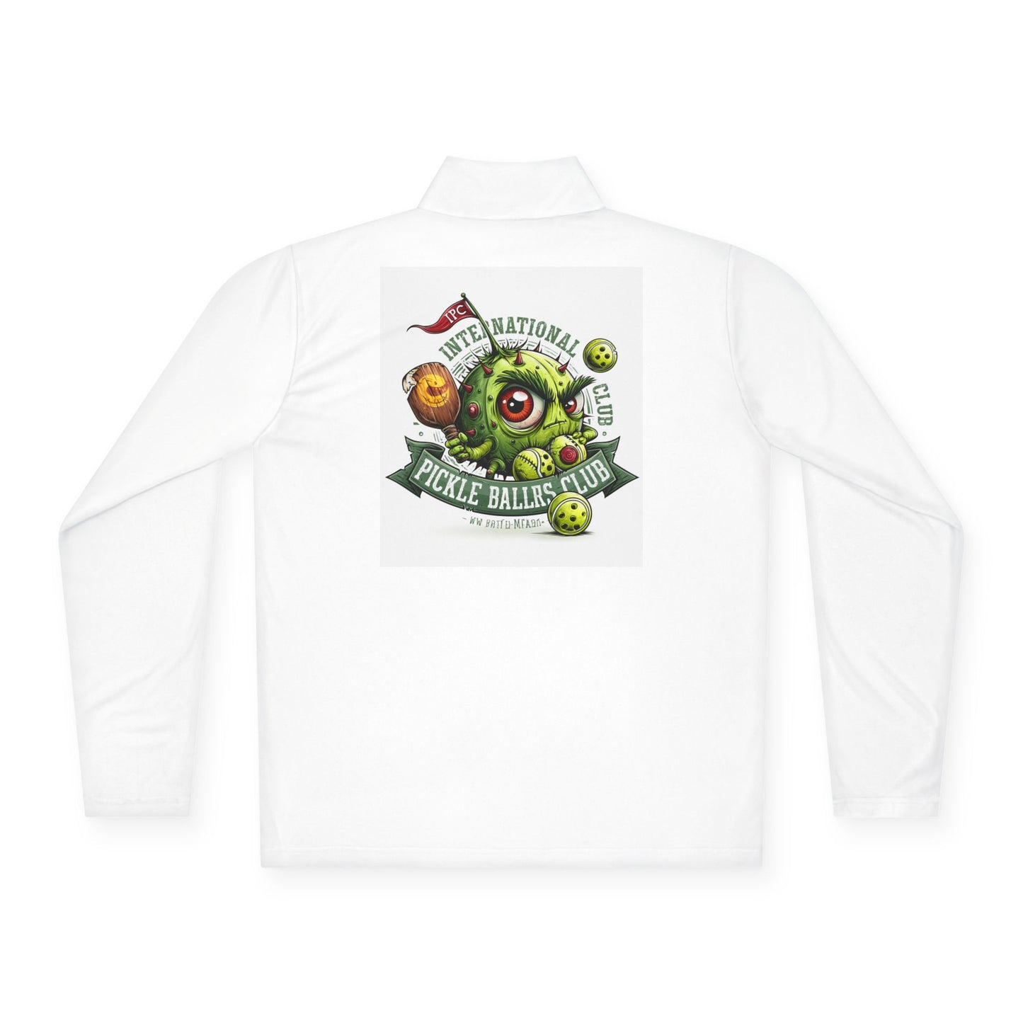 Quarter-Zip Pullover - International Pickleballer Club Graphic