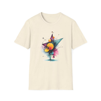 Abstract Geometric Planet Art T-Shirt