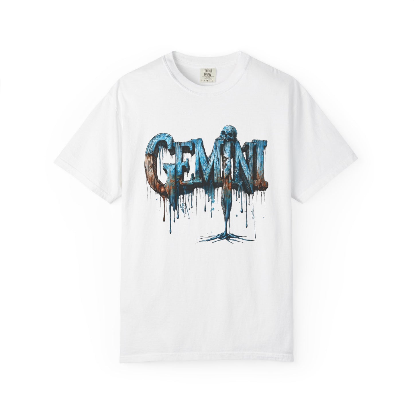 Gemini Zodiac Graphic T-Shirt — Frost Drop Tee