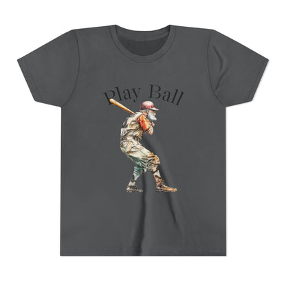 Youth Baseball Tee — 'Play Ball' Graphic T‑Shirt
