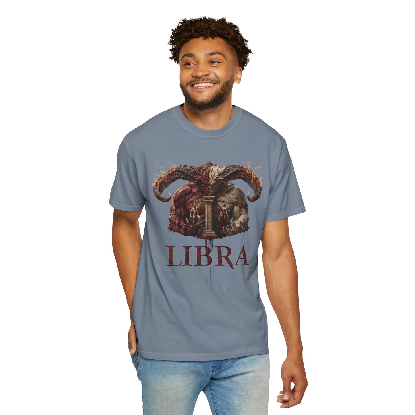 Scales of Libra-Unisex Garment-Dyed T-shirt