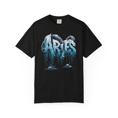 Aries Zodiac Tee — Ice Drip Astrology Graphic T-Shirt