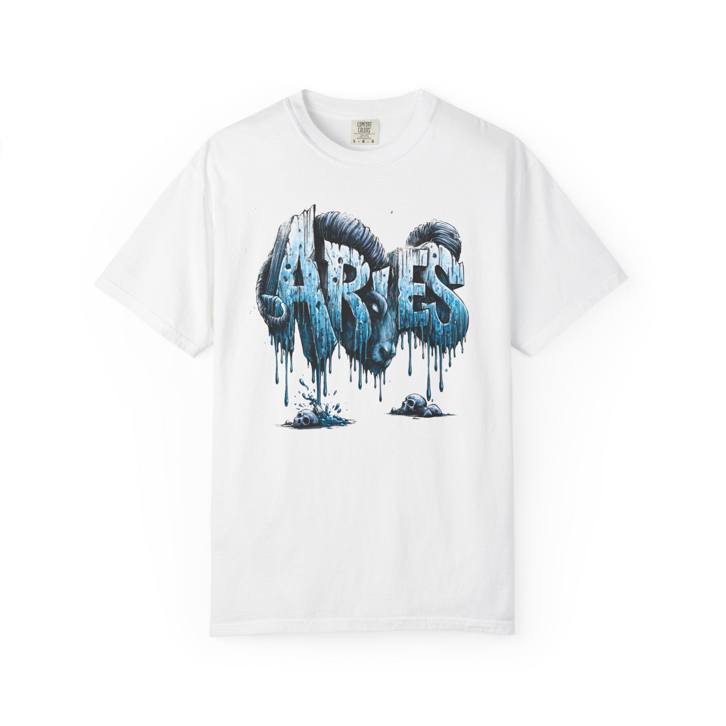 Aries Zodiac Tee — Ice Drip Astrology Graphic T-Shirt