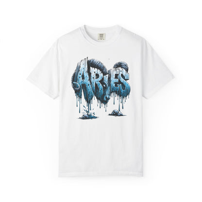 Aries Zodiac Tee — Ice Drip Astrology Graphic T-Shirt