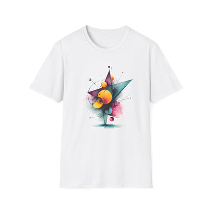 Abstract Geometric Planet Art T-Shirt
