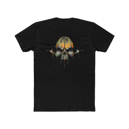 Skull Drip Graphic Tee — Watercolor Skull T-Shirt