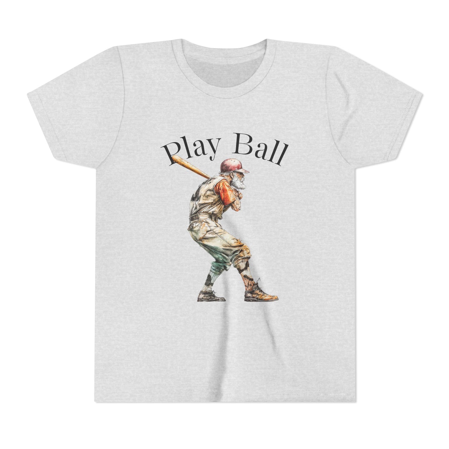 Youth Baseball Tee — 'Play Ball' Graphic T‑Shirt