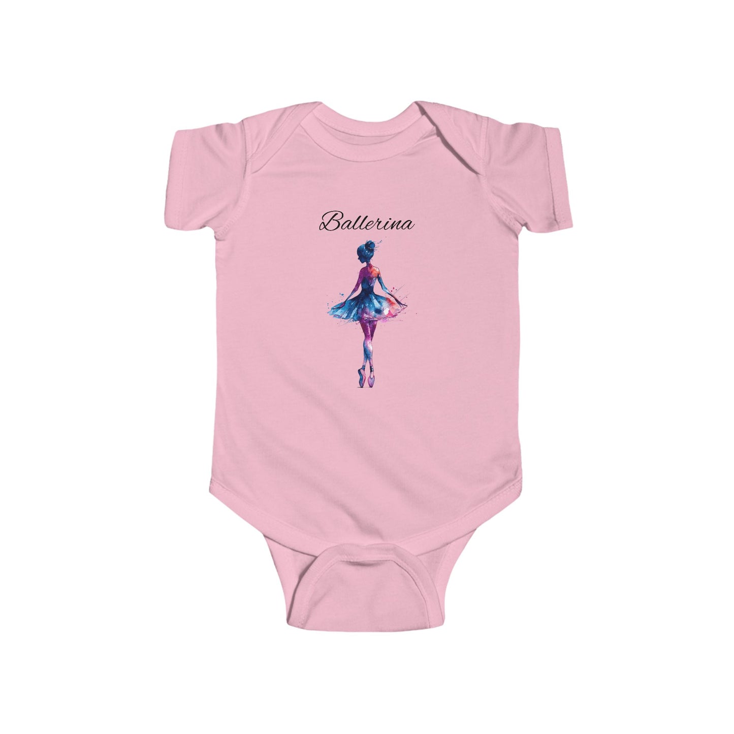 Ballerina Baby Bodysuit – Watercolor Ballet Infant Onesie