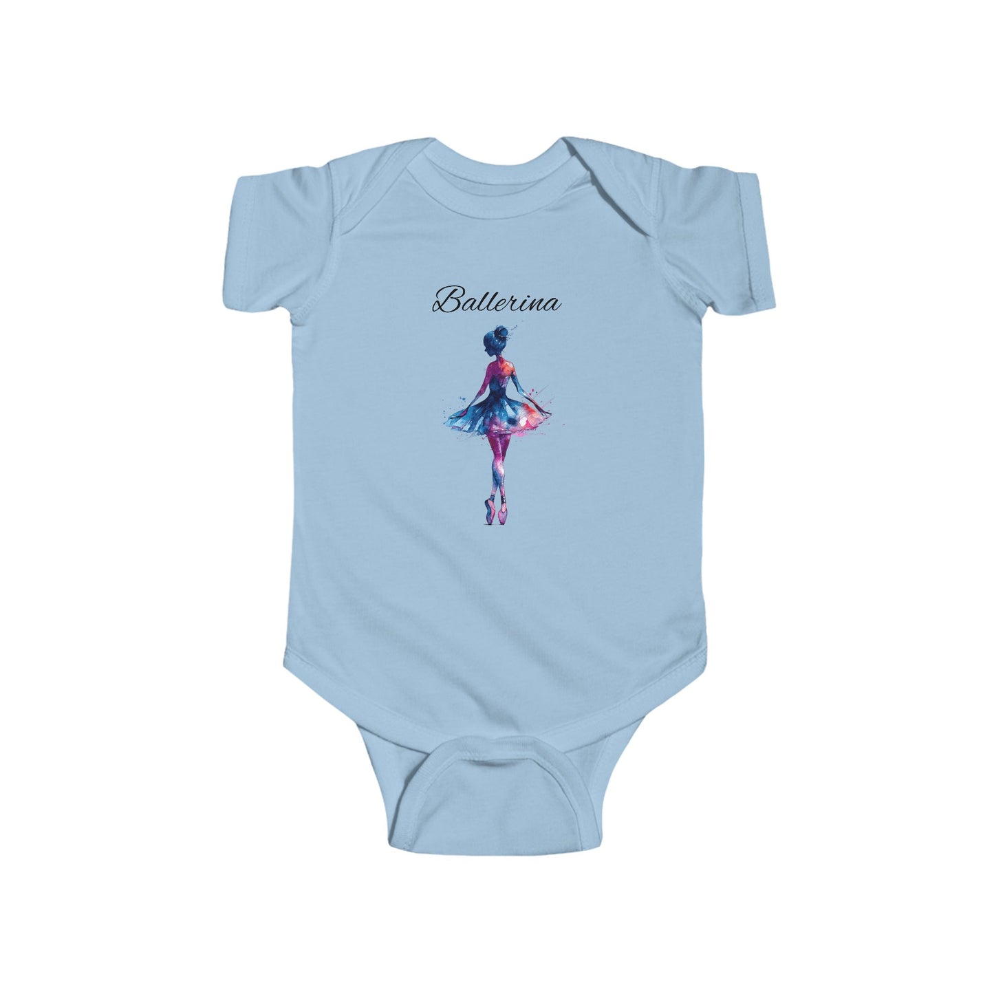 Ballerina Baby Bodysuit – Watercolor Ballet Infant Onesie