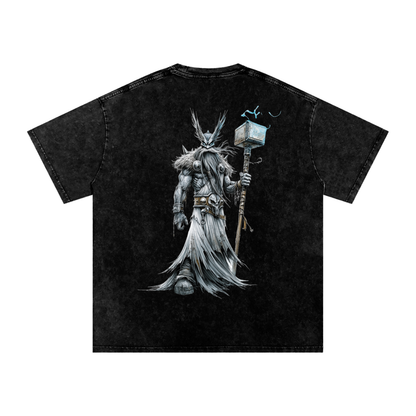 thefrostorder,oversizedtees,streettees,menstees,vikinggraphics,thorshammer,podtapstitch