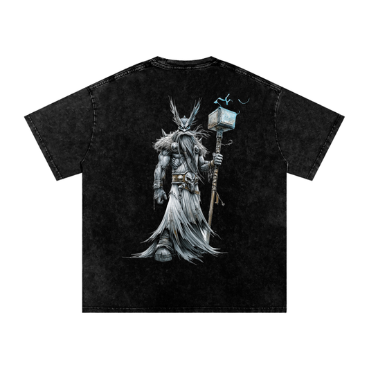 thefrostorder,oversizedtees,streettees,menstees,vikinggraphics,thorshammer,podtapstitch
