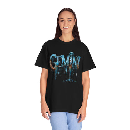 Gemini Zodiac Graphic T-Shirt — Frost Drop Tee