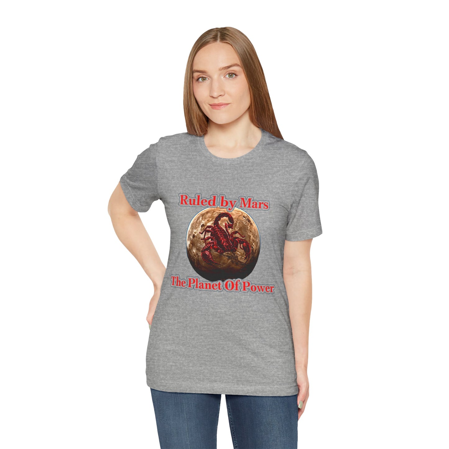Mars Scorpio Tee — "Ruled by Mars, The Planet of Power" Graphic T‑Shirt