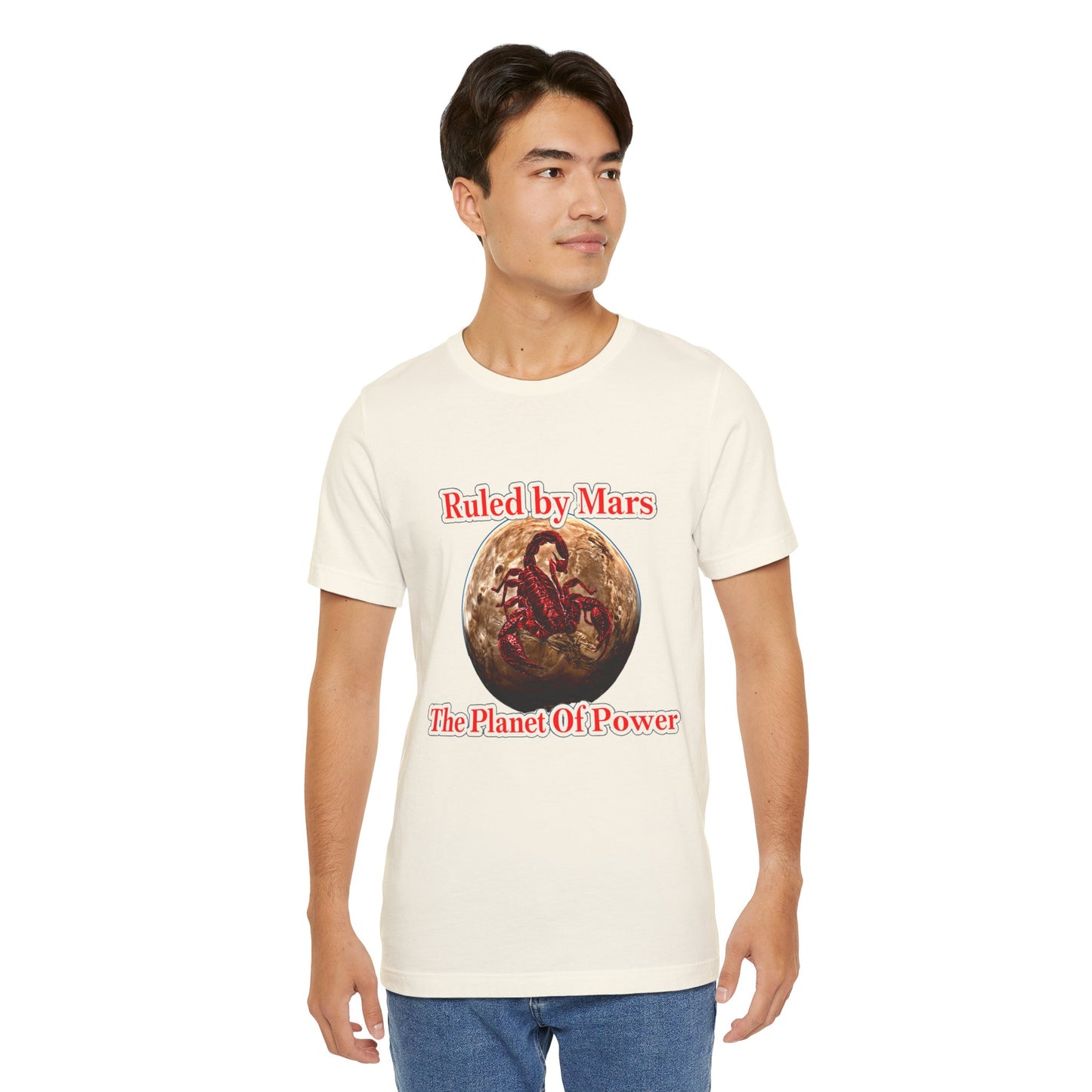 Mars Scorpio Tee — "Ruled by Mars, The Planet of Power" Graphic T‑Shirt