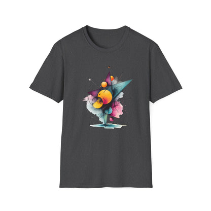Abstract Geometric Planet Art T-Shirt