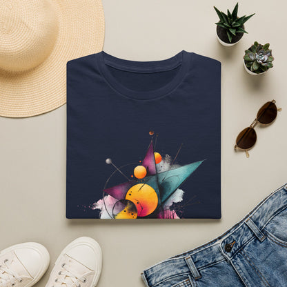 Abstract Geometric Planet Art T-Shirt