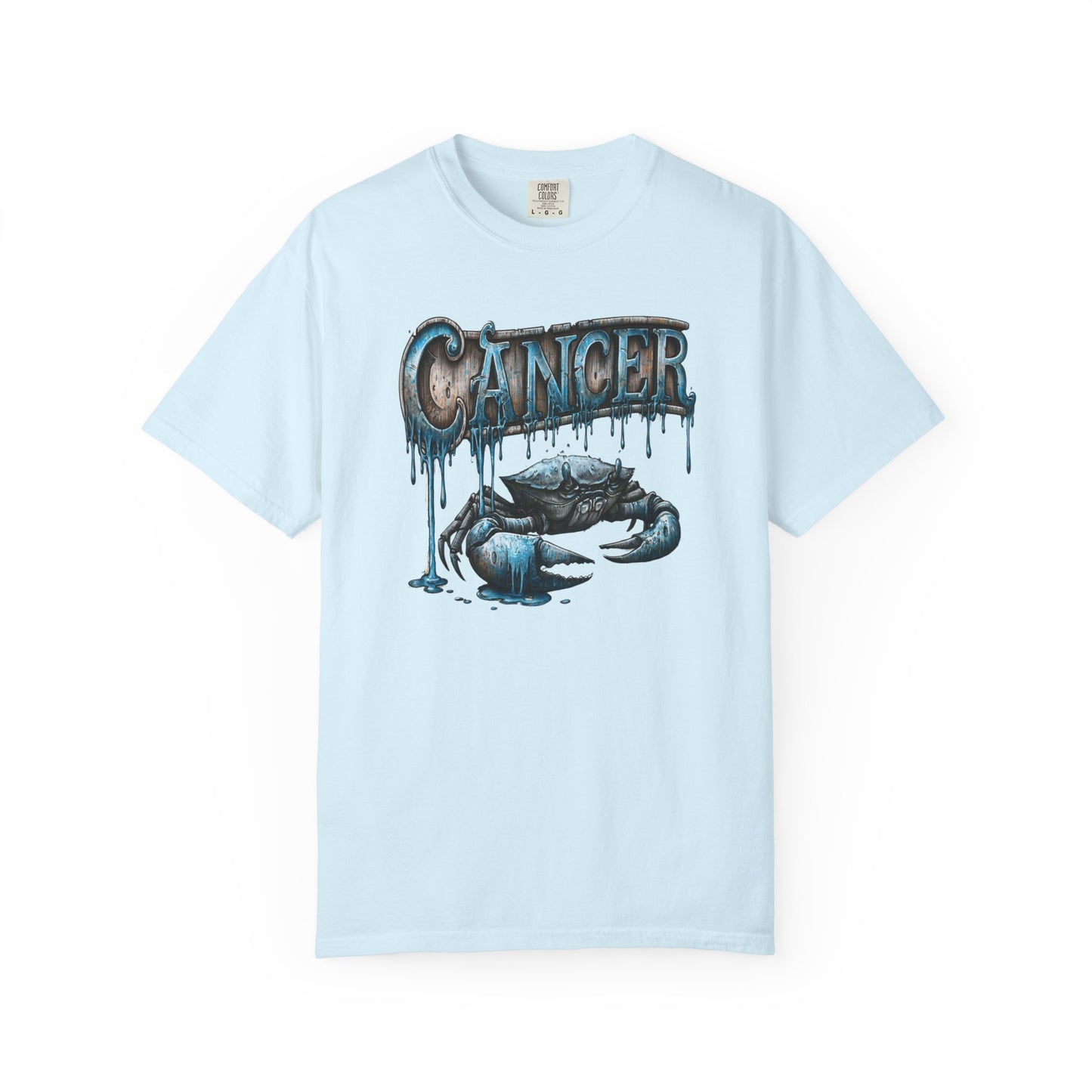 Cancer Zodiac Crab T-Shirt — Blue Drip Astrological Tee
