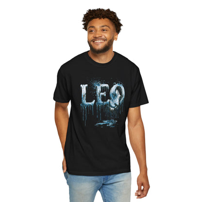 Leo Graphic T-Shirt — Frost Drop Zodiac Tee