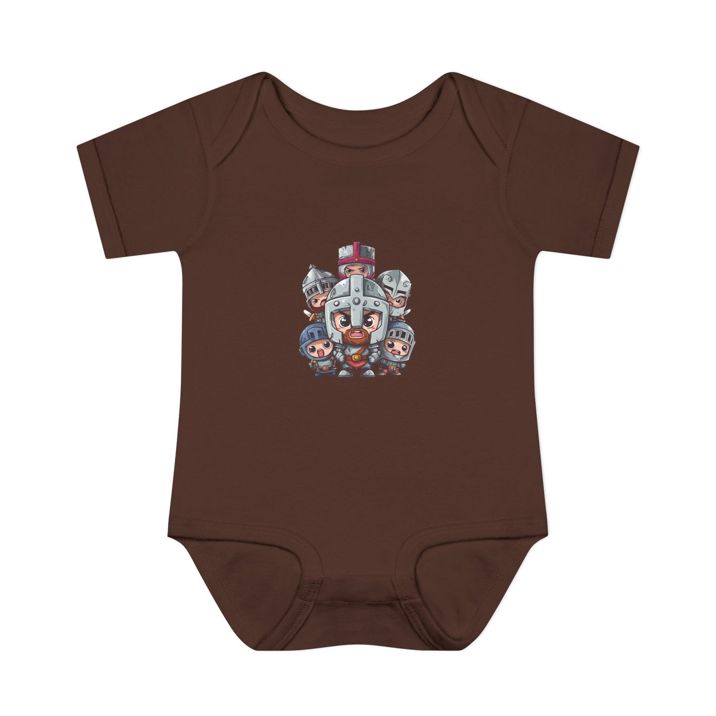 Baby Bodysuit — Cute Cartoon Viking Family Graphic