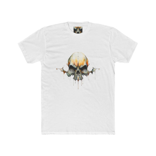 Skull Drip Graphic Tee — Watercolor Skull T-Shirt