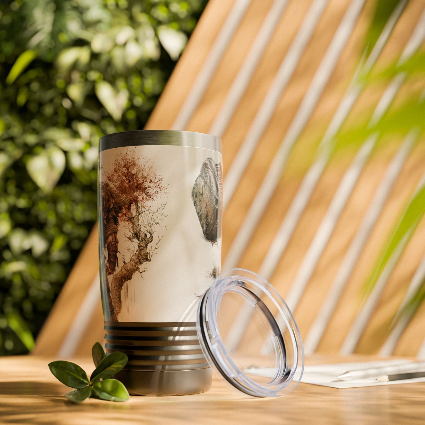 Viking Warrior 20oz Tumbler – Norse Hammer Insulated Travel Cup