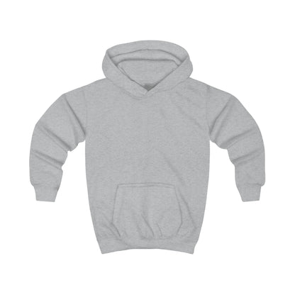 Kids Hoodie — Viking Warrior and White Wolf Graphic Pullover
