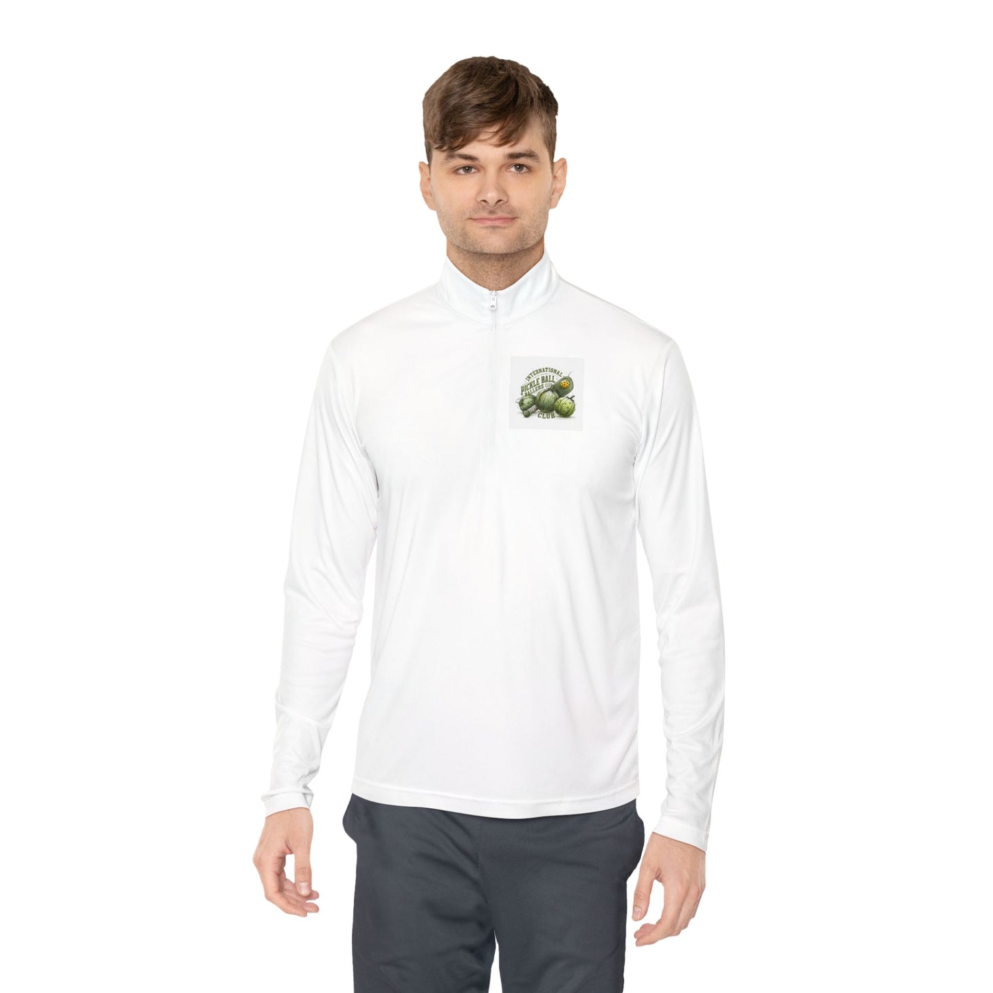 Quarter-Zip Pullover - International Pickleball Club Vintage Graphic