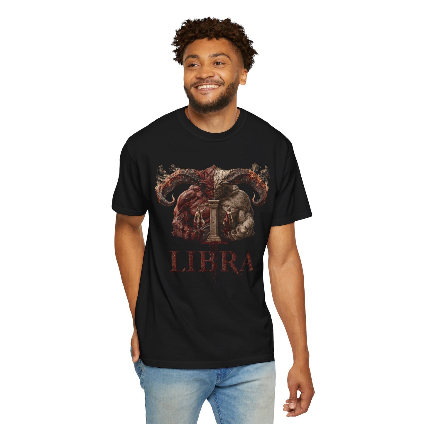 Scales of Libra-Unisex Garment-Dyed T-shirt