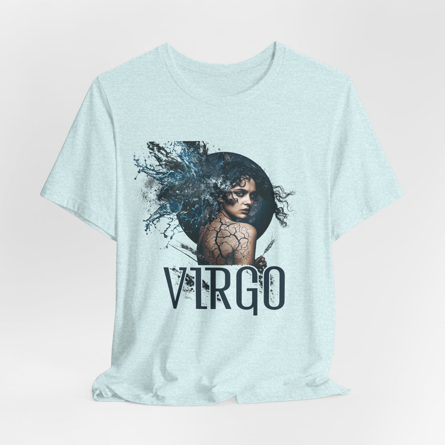 Virgo Ice Zodiac T‑Shirt for Her — Mystic Virgo Astrology Tee