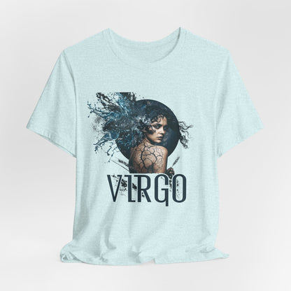 Virgo Ice Zodiac T‑Shirt for Her — Mystic Virgo Astrology Tee