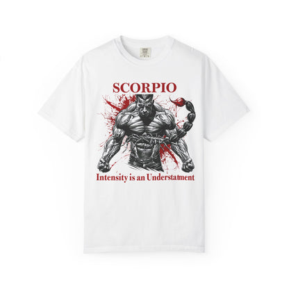 Scorpio T-Shirt — 'Intensity Is an Understatement' Zodiac Graphic Tee