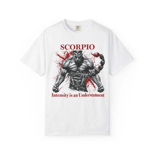 Scorpio T-Shirt — 'Intensity Is an Understatement' Zodiac Graphic Tee